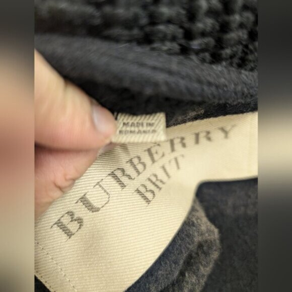 Burberry Brit Wool Blend Pea Coat - Size: US 4 - Picture 10 of 15